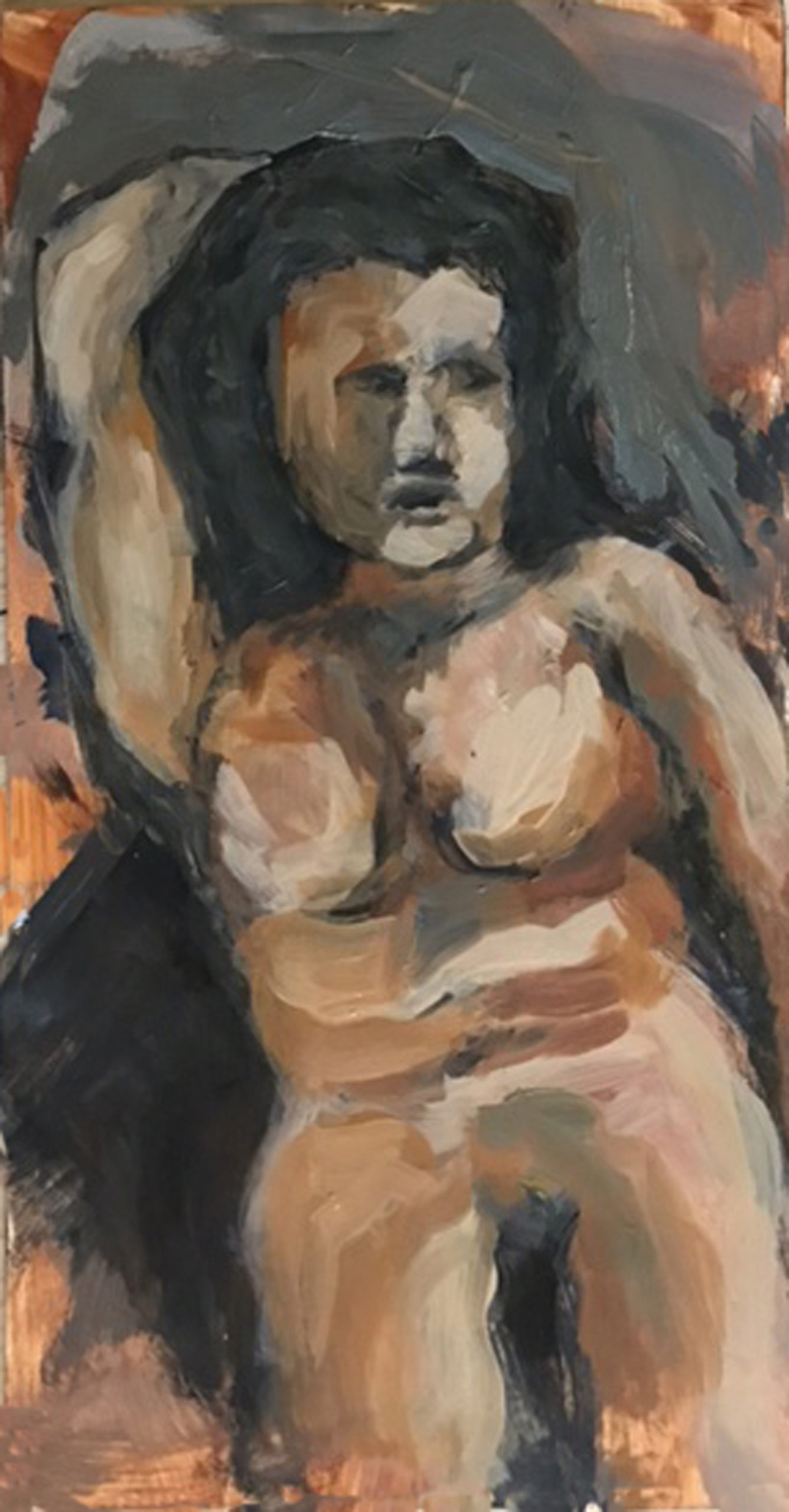 Standing nude