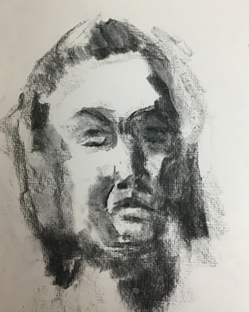 J in Charcoal